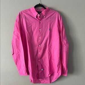 Ralph Lauren Hot Pink Button-Down Shirt